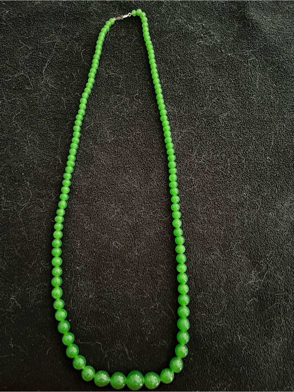 Classic Green Beaded Necklace